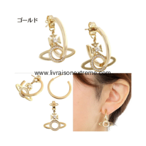 Boucles d'oreilles créoles Orbite