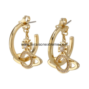 Boucles d'oreilles créoles Orbite