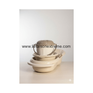 Kit bassines et sceau en plastique pour bébé