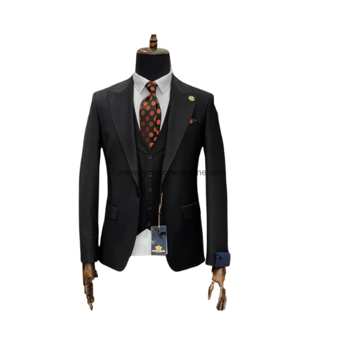 Costume croisé 3 pièces -Black Executive