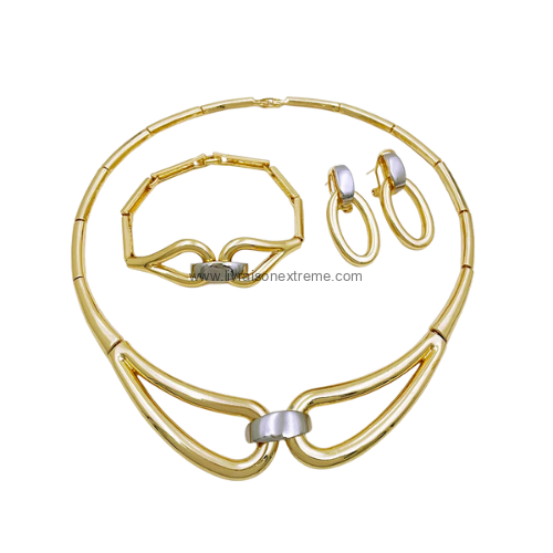 Parure en motif Lien Satin 3 pièces – Image 3