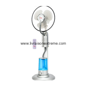 Ventilateur brumisateur Yash 16" – “Premium Mist Cooling” bleu