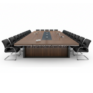 Table de Conference 6 mètres – 24 personnes - “Grande Capacité Professionnelle” - LvxtnL 22-01