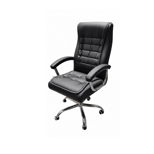 Fauteuil de direction Noir - LvxtnBF497 – “Executive Elegance”