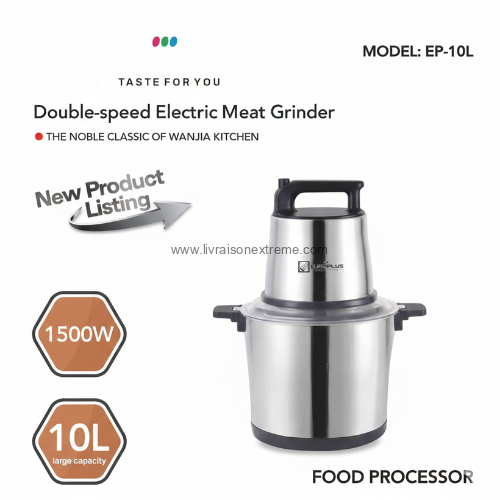 Hachoir électrique professionnel (Machine à Pondeuse – “Puissance & Grande Capacité”) – Image 3