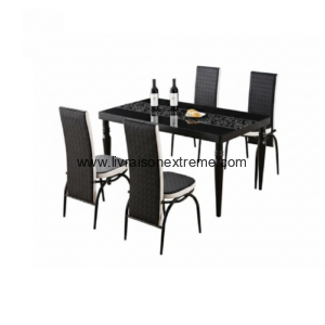 Salle à Manger LvxEpA162 1+4 – “Élégance Contemporaine”