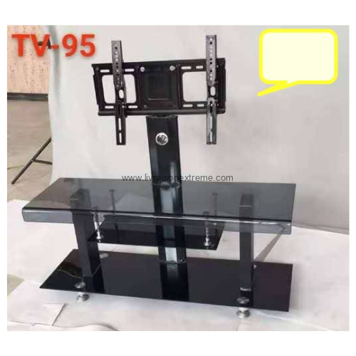 Tables TV avec support intégré – Design verre et métal – Image 2