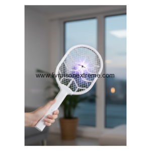Racket Anti‑Moustique ‑LvxepM2038 – “Puissance & Protection”