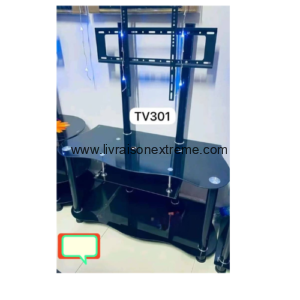 Tables TV avec support intégré – Design verre et métal