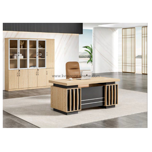 Table de bureau moderne beige – “New Look Office Table”- 1.2 m – Image 3