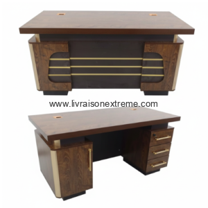 Table de Bureau Exécutive 19 – “Bois haut de gamme”