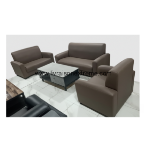 Canapé en Cuir - (3+2+1) 66 – “moderne et durable”