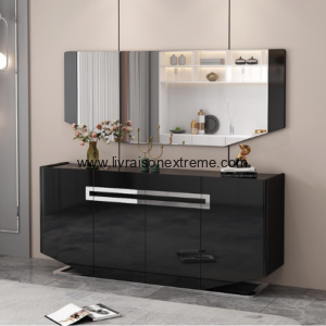 Meuble de salle à manger (1.8 mètres) - Cabinet avec miroir 90 – “Élégance et fonctionnalité”