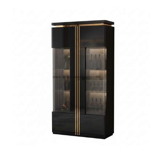 Meuble de rangement Wine Cabinet / Vitrine 90– “ Elegance”