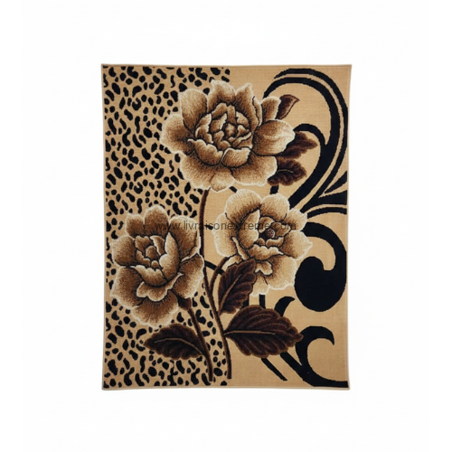 Tapis Motifs modernes et floraux, couleurs chaleureuses et finitions soignées