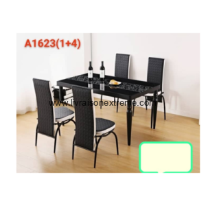 Salle à Manger LvxEpA162 1+4 – “Élégance Contemporaine”