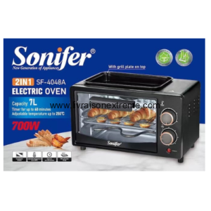 Four électrique SONIFER 2 en 1 SF-4048A“- 7 L- 700W”