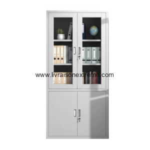 Armoire Métallique LVXEP D0080 Demi vitre – “Robustesse & Élégance”