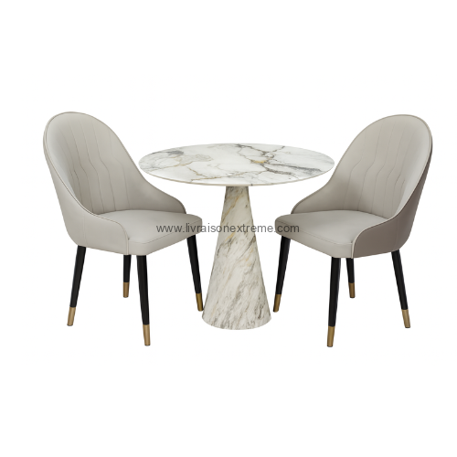 Table basse Ronde LvxtanV05 marbre - 70*70 cm