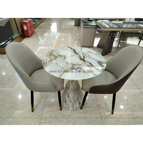 Table basse Ronde LvxtanV05 marbre - 70*70 cm – Image 2