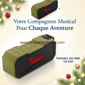 Enceinte portable robuste Tanaka GO PRO TK‑039 – “Your Travel Buddy”