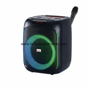 Tanaka LightBeat TK‑08A2 – Enceinte Bluetooth Portable Festive