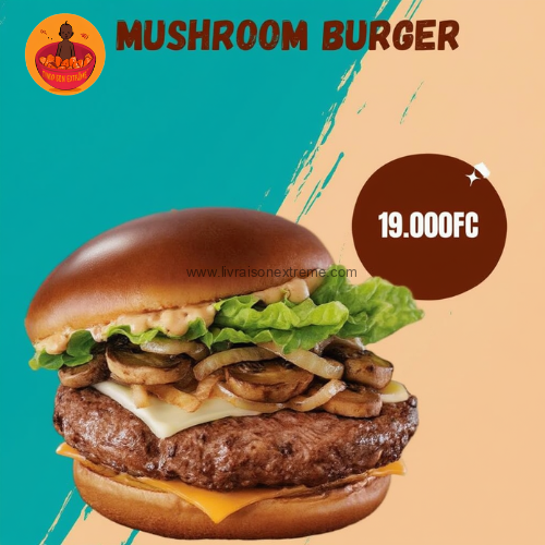Mushroom Burger Gourmet