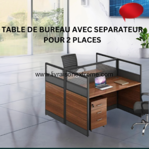 Poste de travail 2 places – collaboration