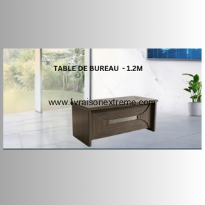 Table de bureau LVXTAN LQ‑082 – lignes courbes - 1.2 mètre
