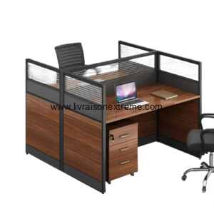 Poste de travail 2 places – collaboration