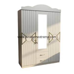 Garde robe royale 2 portes en bois