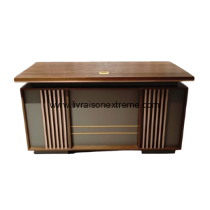 Table de bureau moderne Ébène 1,2 m