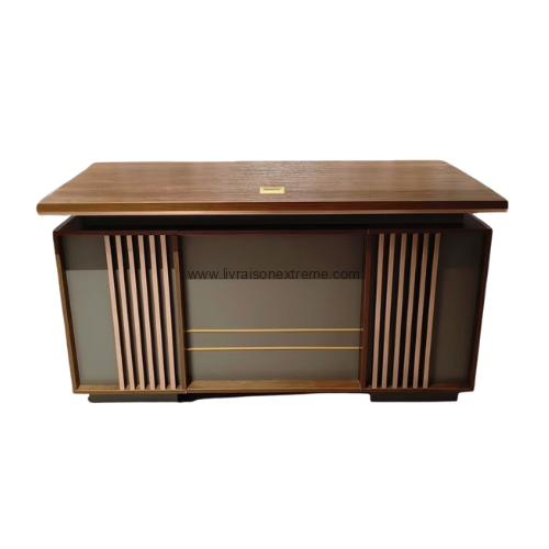 Table de bureau moderne Ébène 1,2 m