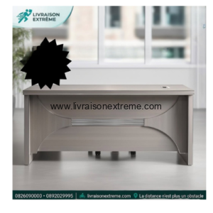 Table de bureau Executive 1.6m – Gris Modern