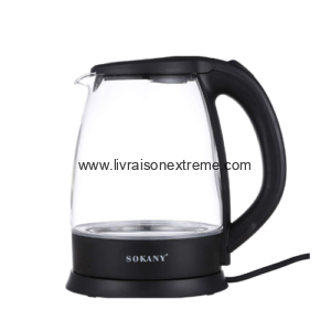 Bouilloire électrique en verre SOKANY